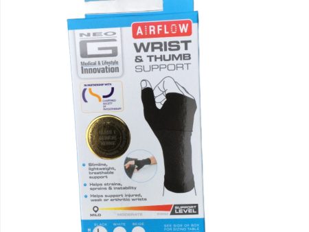 Wrist and Thumb Support, Neo G Airflow, Size Large. 5 per order on Sale