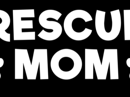 Window Decal - Rescue Mom Paw Prints Online now