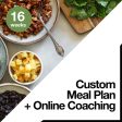 16 Week Custom Meal Plan + Online Coaching For Sale