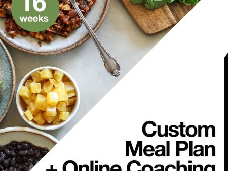 16 Week Custom Meal Plan + Online Coaching For Sale