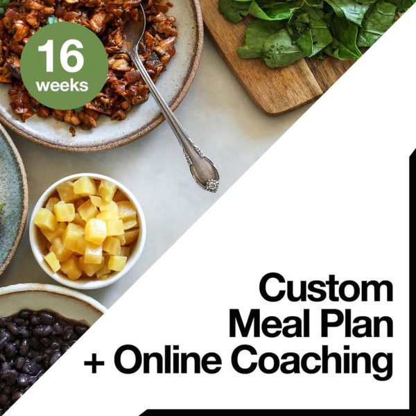 16 Week Custom Meal Plan + Online Coaching For Sale