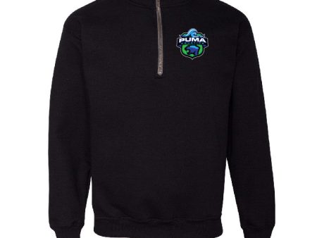 Puma Aquatics - Vintage Crest 1 4-zip - Black Hot on Sale