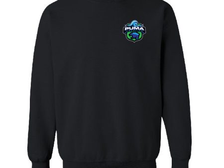 Puma Aquatics - Crewneck Crest Sweatshirt - Black For Discount