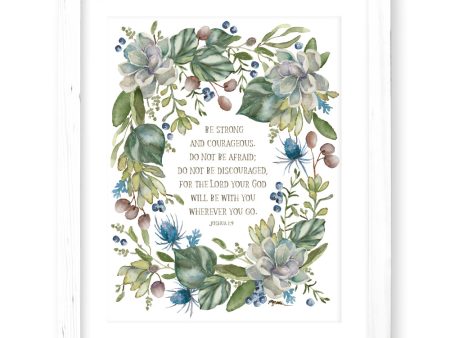 Joshua 1:9 | Do Not Be Afraid Print Online Hot Sale