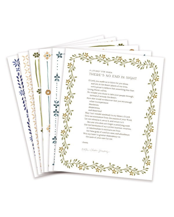 Now and Not Yet Liturgy 6 Print Set For Discount