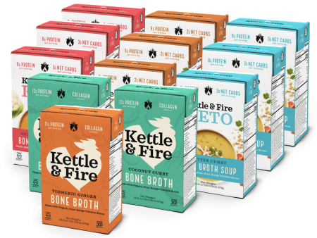 12-pack: Ultimate Keto Soups & Keto Broth Bundle Online Sale