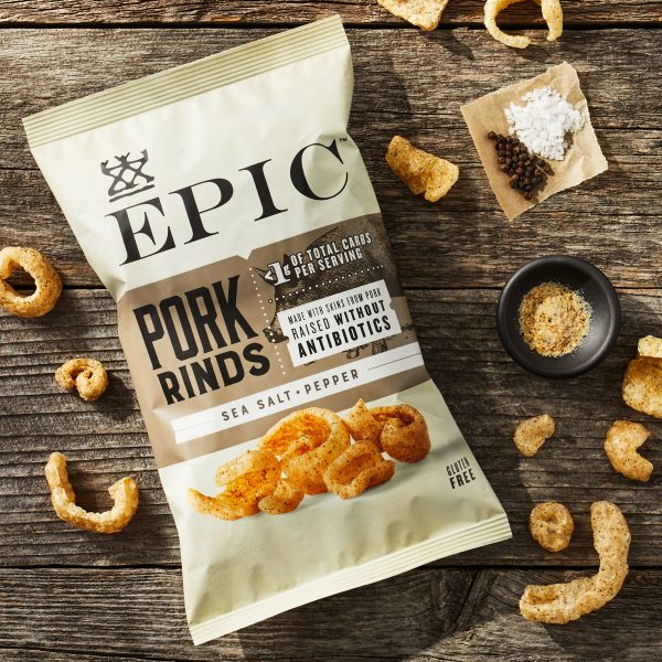 Sea Salt and Pepper Pork Rinds Sale