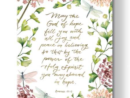 Romans 15:13 | Abound In Hope Canvas Online now