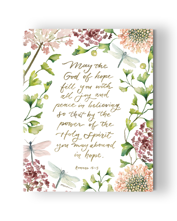 Romans 15:13 | Abound In Hope Canvas Online now