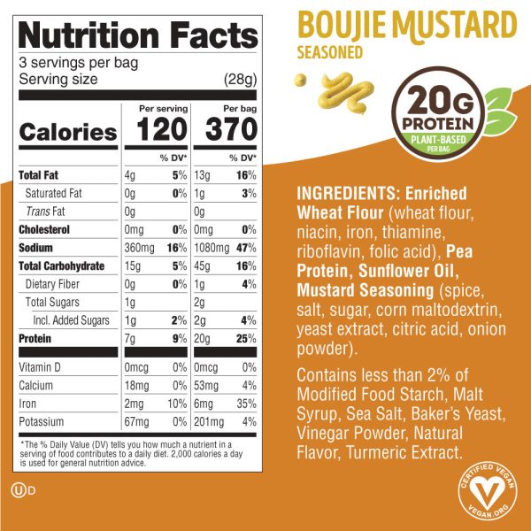 Boujie Mustard -3oz-Box of 8 Discount