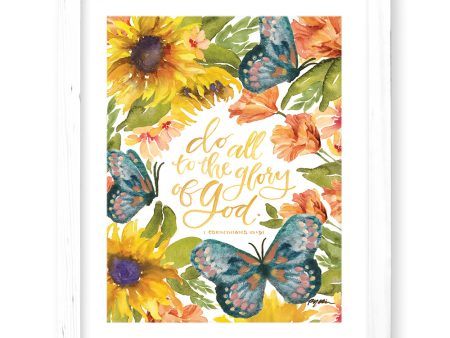 1 Corinthians 10:31 | Do All To the Glory of God Print Online Sale