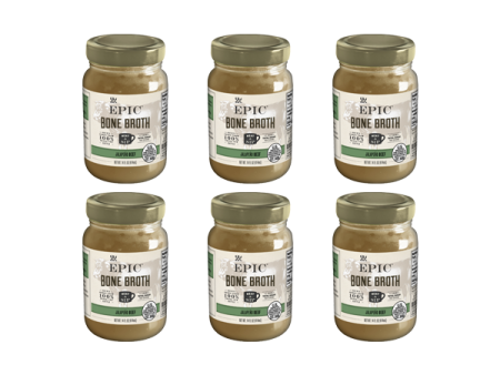 Beef Jalapeño Sea Salt Bone Broth (6) 14OZ Jars on Sale