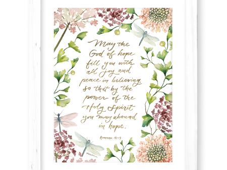 Romans 15:13 | Abound In Hope Print Online Sale