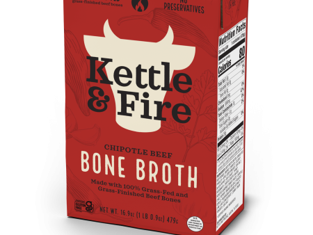 Chipotle Beef Bone Broth - 16.9 oz Hot on Sale