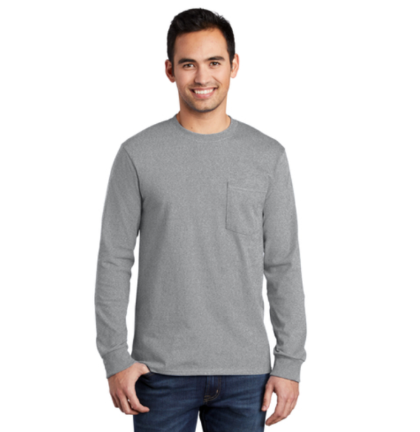 10. FMD - Long Sleeve T-shirt with POCKET For Discount