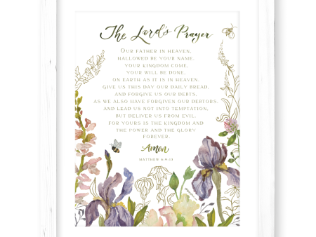 Matthew 6:9-13 | The Lord s Prayer Print For Sale