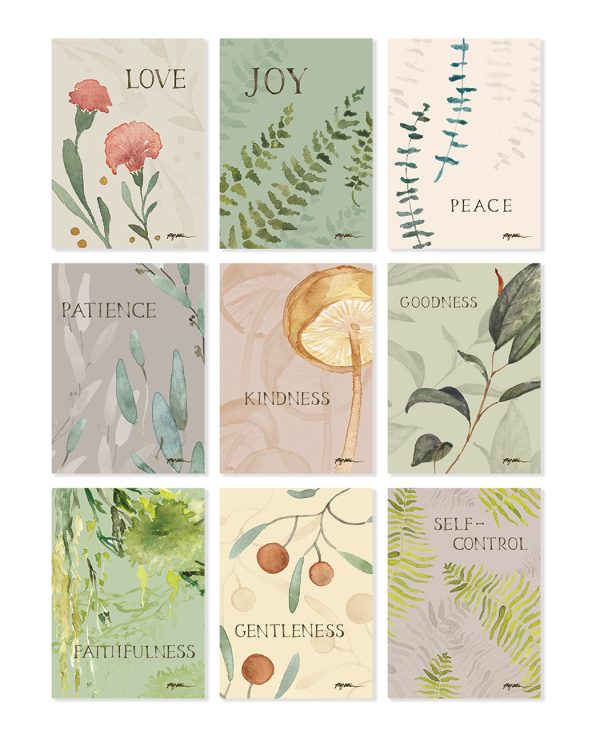 Botanical Fruit of the Spirit Print Set Online Hot Sale