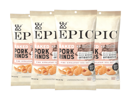 Pink Himalayan and Sea Salt Baked Pork Rinds Online