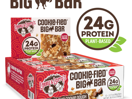 Cookie-fied® Big Bar Chocolate Chip Cookie Dough- Box of 12 Discount