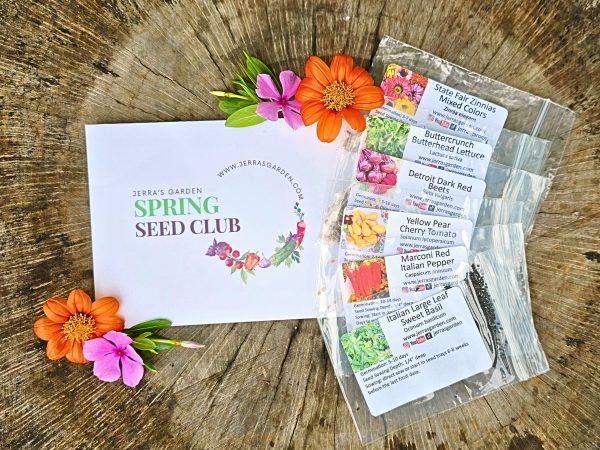 Seed Club Subscription - 6 Seed Packs - 1 Year Subscription - Additional $10 Off For Sale