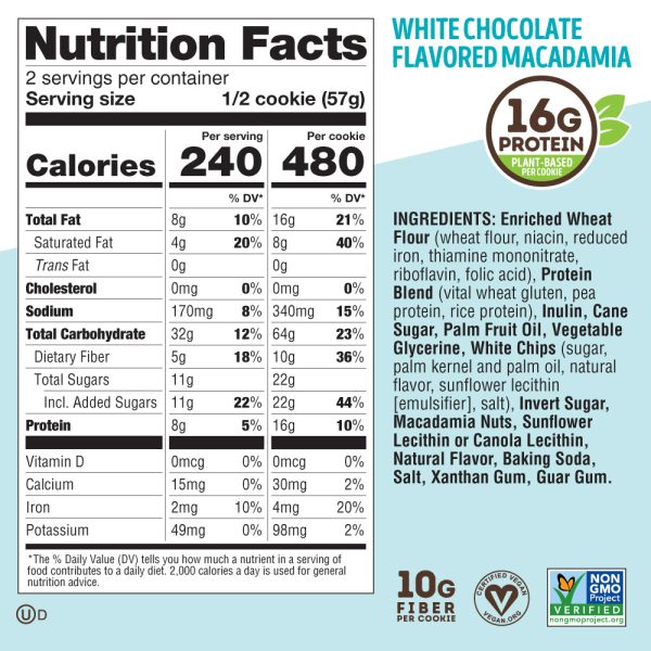 White Chocolate Flavored Macadamia- 4oz - Box of 12 For Discount