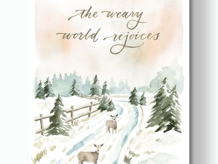 The Weary World Rejoices Canvas Sale