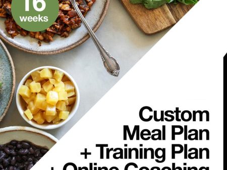 16 Week Custom Meal Plan + Custom Training Plan + Online Coaching Hot on Sale