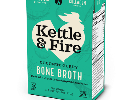 Coconut Curry & Lime Chicken Bone Broth - 16.9 oz Online Sale