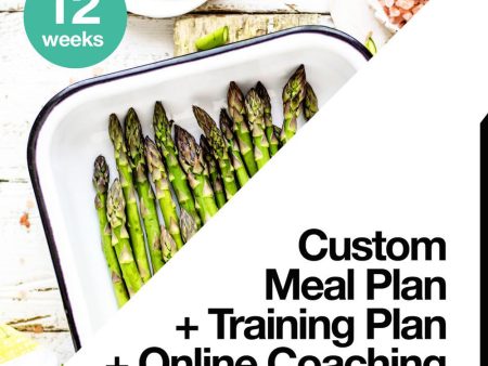 12 Week Custom Meal Plan + Training Plan + Online Coaching Hot on Sale