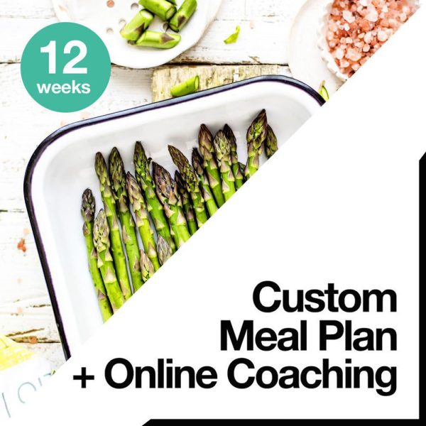 12 Week Custom Meal Plan + Online Coaching Supply