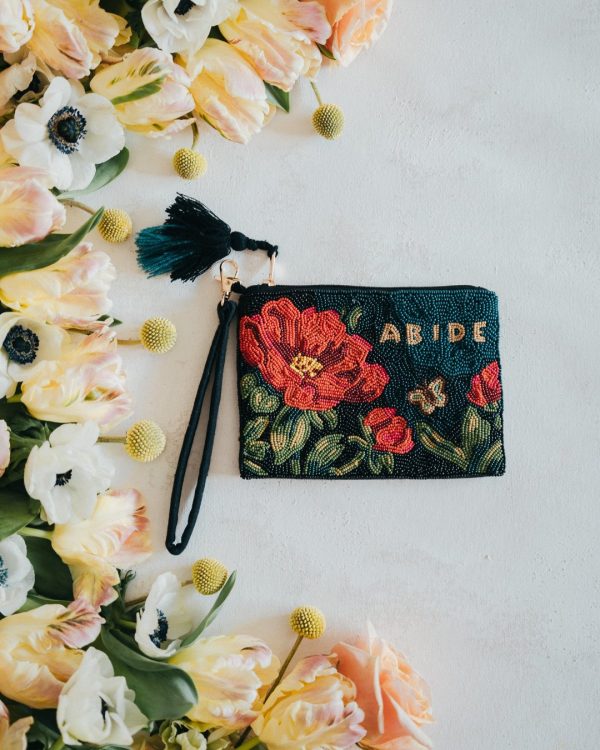 Abide Beaded Wristlet Online