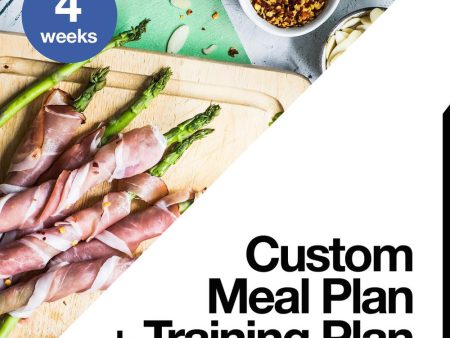 4 Week Custom Meal Plan + Training Plan on Sale