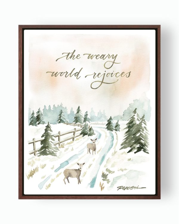 The Weary World Rejoices Canvas Sale