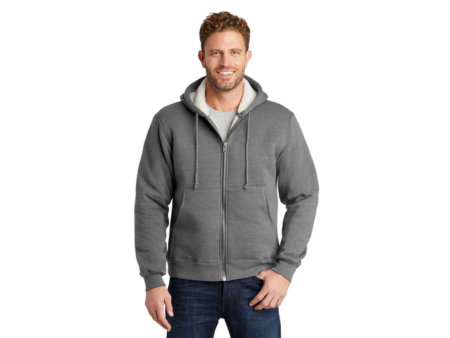 45. FMD* - CornerStone® Heavyweight Sherpa-Lined Hooded Fleece Jacket For Cheap