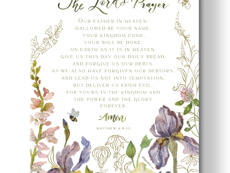 Matthew 6:9-13 | The Lord s Prayer Canvas Supply