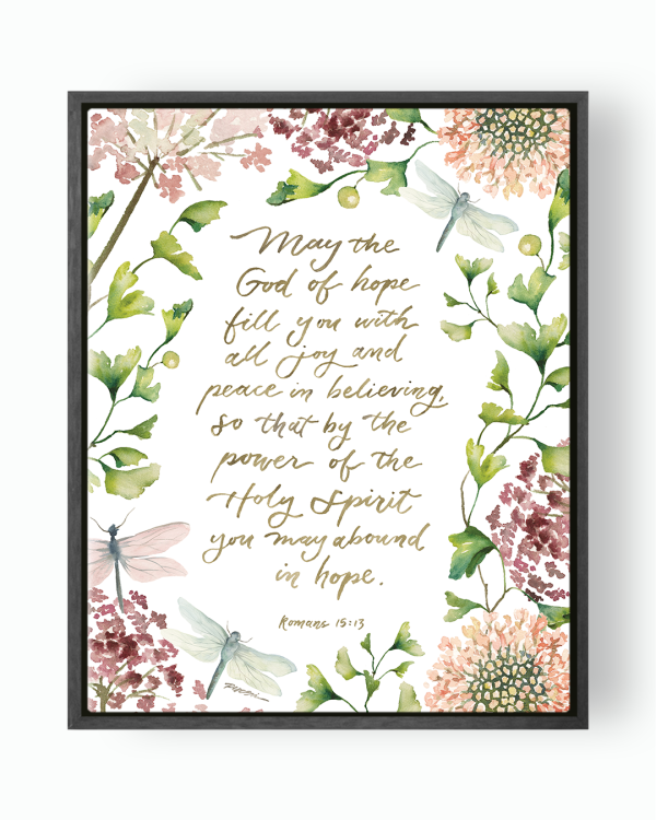 Romans 15:13 | Abound In Hope Canvas Online now