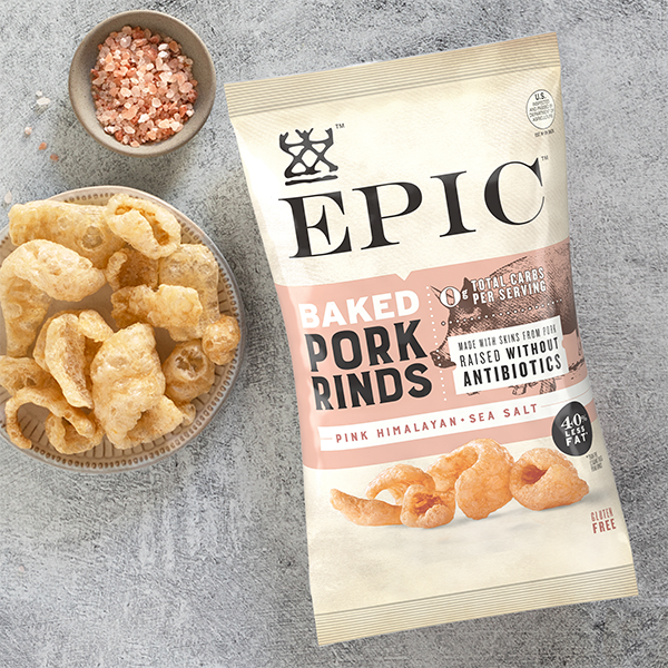 Pink Himalayan and Sea Salt Baked Pork Rinds Online