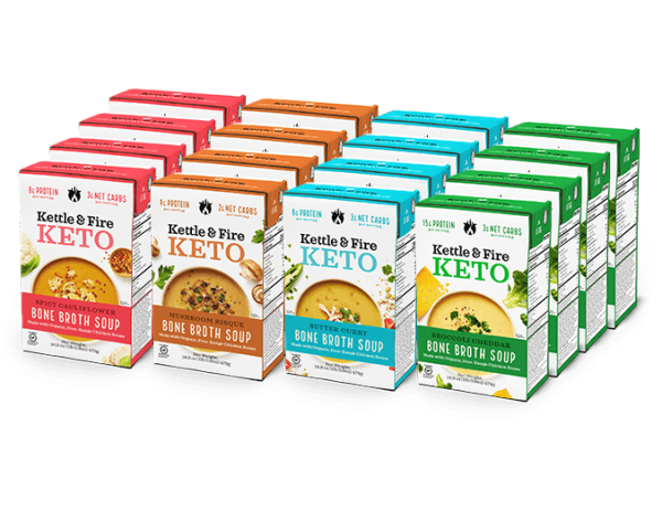 16-Pack: Keto Broccoli - Bisque - Curry - Cauliflower Bundle Sale