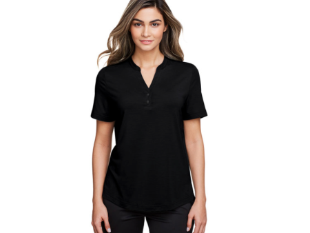 17. FMD - North End Ladies  Jaq Snap-Up Stretch Performance Polo Online Sale