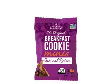 Breakfast Cookie Minis | Oatmeal Raisin 20ct Online Sale