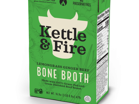 Lemongrass Ginger Beef Bone Broth - 16.9 oz Online