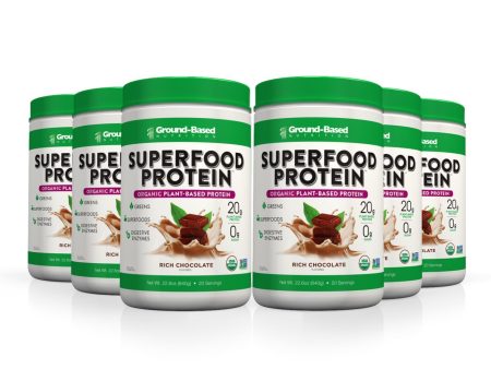 Superfood Protein – 6 PACK BUNDLE - 20 Serving Tub (2 Delicious Flavors) on Sale