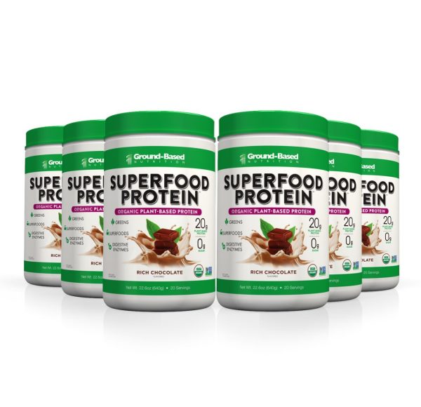 Superfood Protein – 6 PACK BUNDLE - 20 Serving Tub (2 Delicious Flavors) on Sale