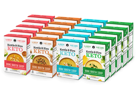 20-Pack: Keto Broccoli - Bisque - Curry - Cauliflower Bundle Discount