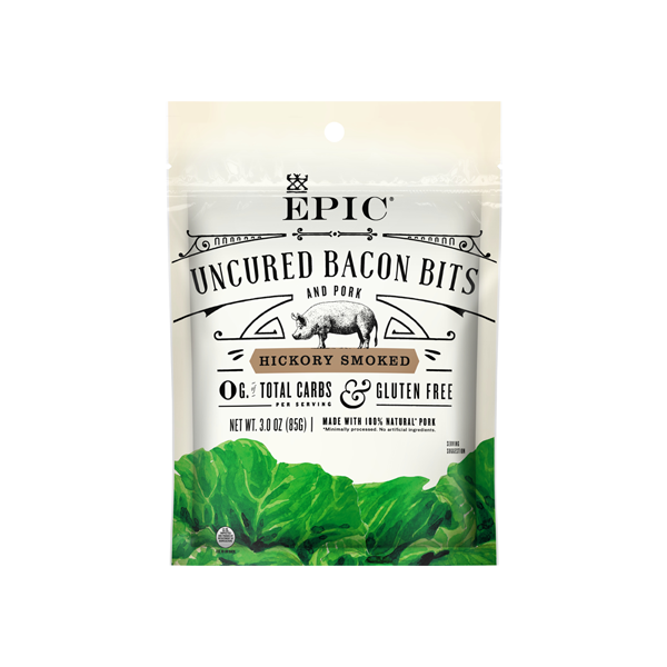 Hickory Smoked Bacon Topper Bits (1) 3OZ Bag Fashion