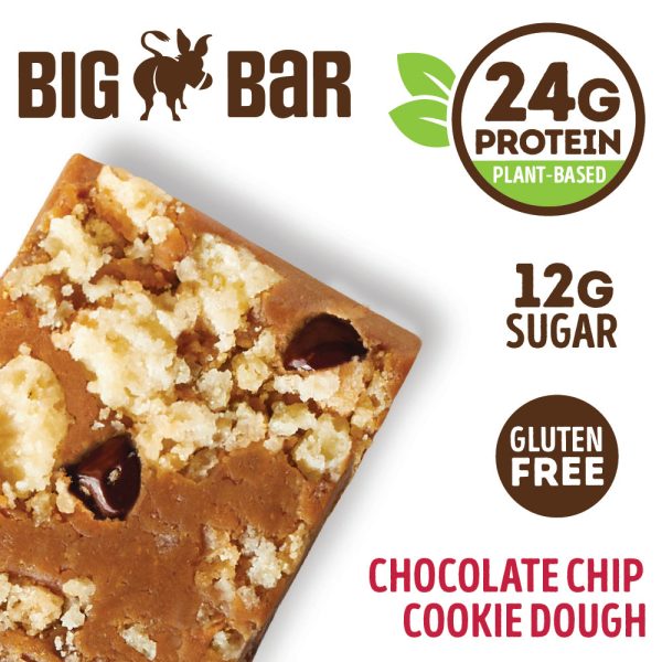 Cookie-fied® Big Bar Chocolate Chip Cookie Dough- Box of 12 Discount