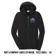 Puma Aquatics - Ladies Full-Zip Crest Hoodie - Black Supply