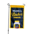 Welcome to Duke s Country Garden Flag Cheap