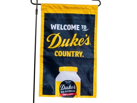 Welcome to Duke s Country Garden Flag Cheap