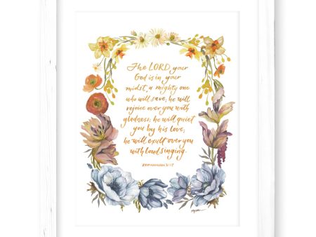 Zephaniah 3:17 | God Is In Your Midst Print Online now